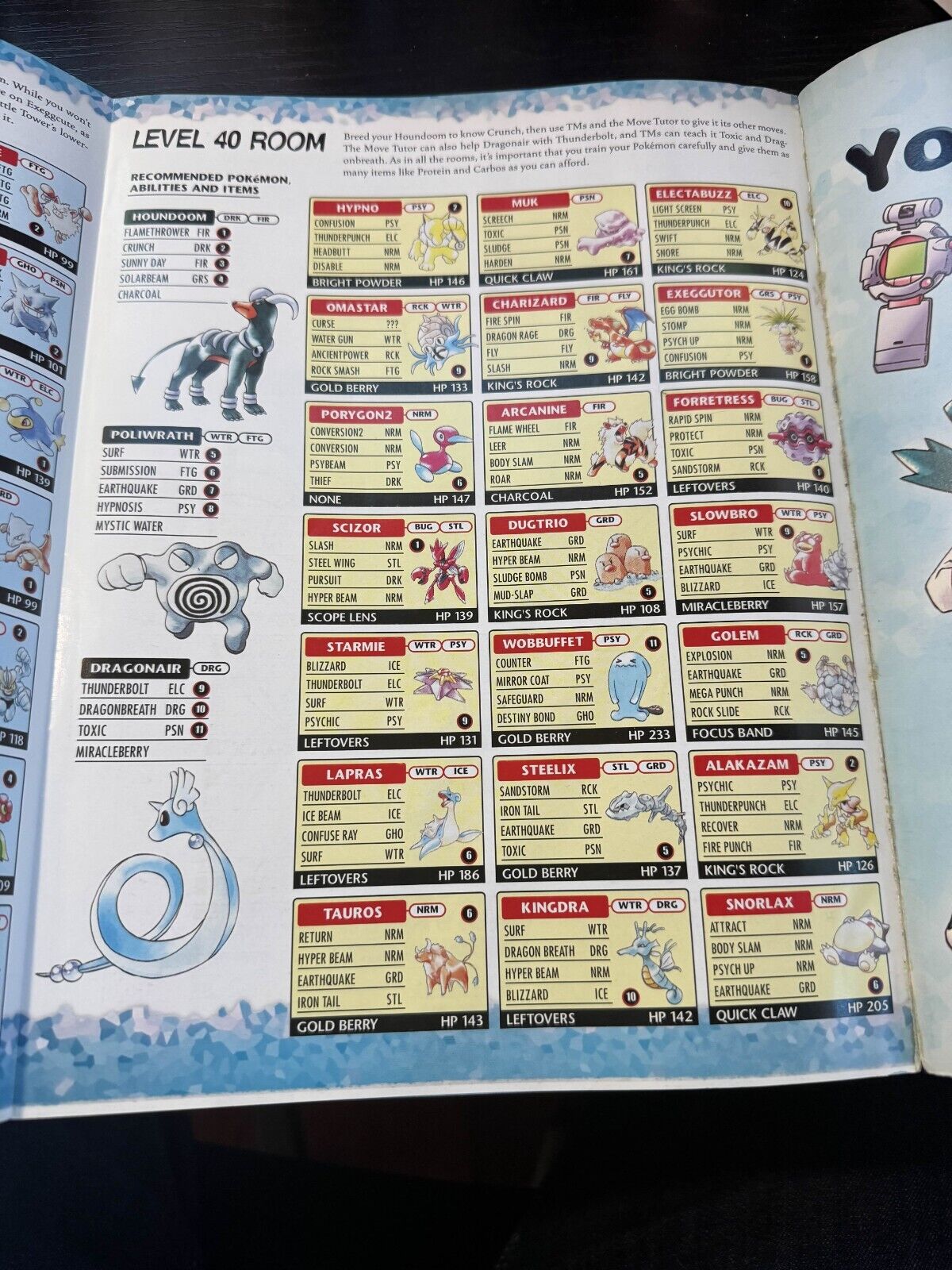 Pokemon Crystal Version Official Nintendo Power Strategy Guide With Foldout GBC
